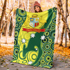 cricket-premium-blanket-australian-cricket-aboriginal-dot-patterns