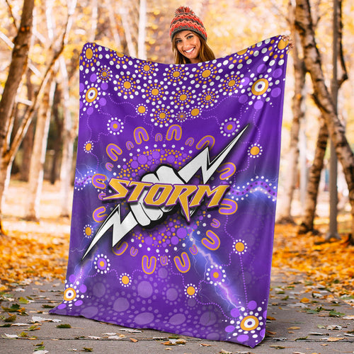 melbourne-storm-premium-blanket-aboriginal-dot
