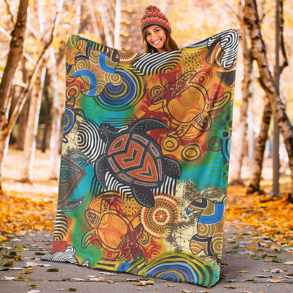 turtle-premium-blanket-aboriginal-no-3