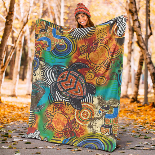 turtle-premium-blanket-aboriginal-no-3