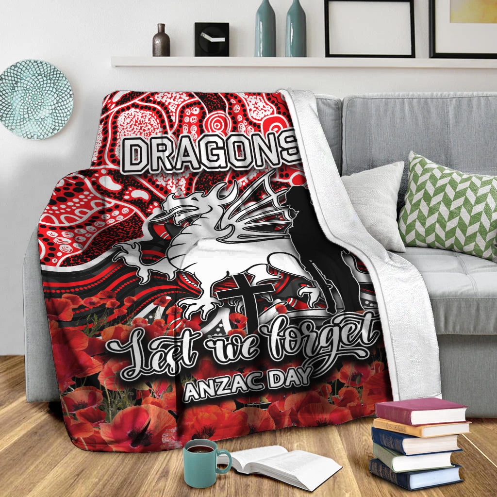 st-george-dragons-premium-blanket-anzac-day-poppy-flowers-with-aboriginal