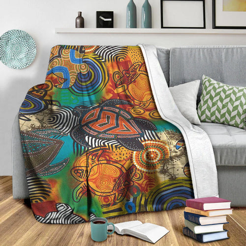 turtle-premium-blanket-aboriginal-no-3