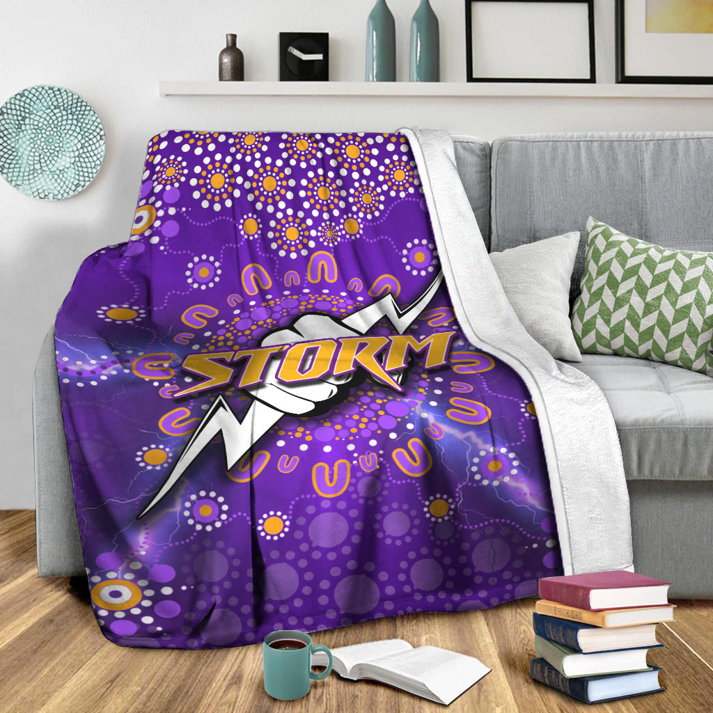 melbourne-storm-premium-blanket-aboriginal-dot