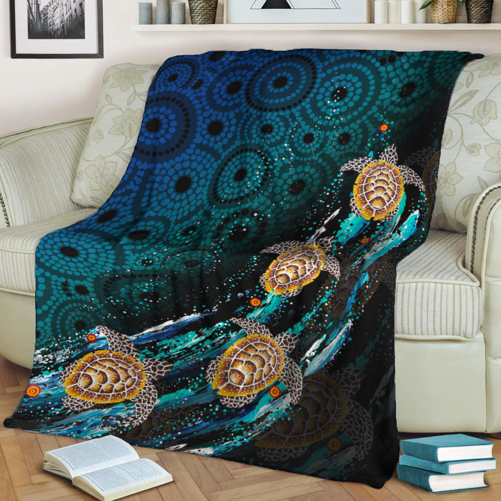 turtle-premium-blanket-aboriginal-no-4