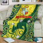cricket-premium-blanket-australian-cricket-aboriginal-dot-patterns
