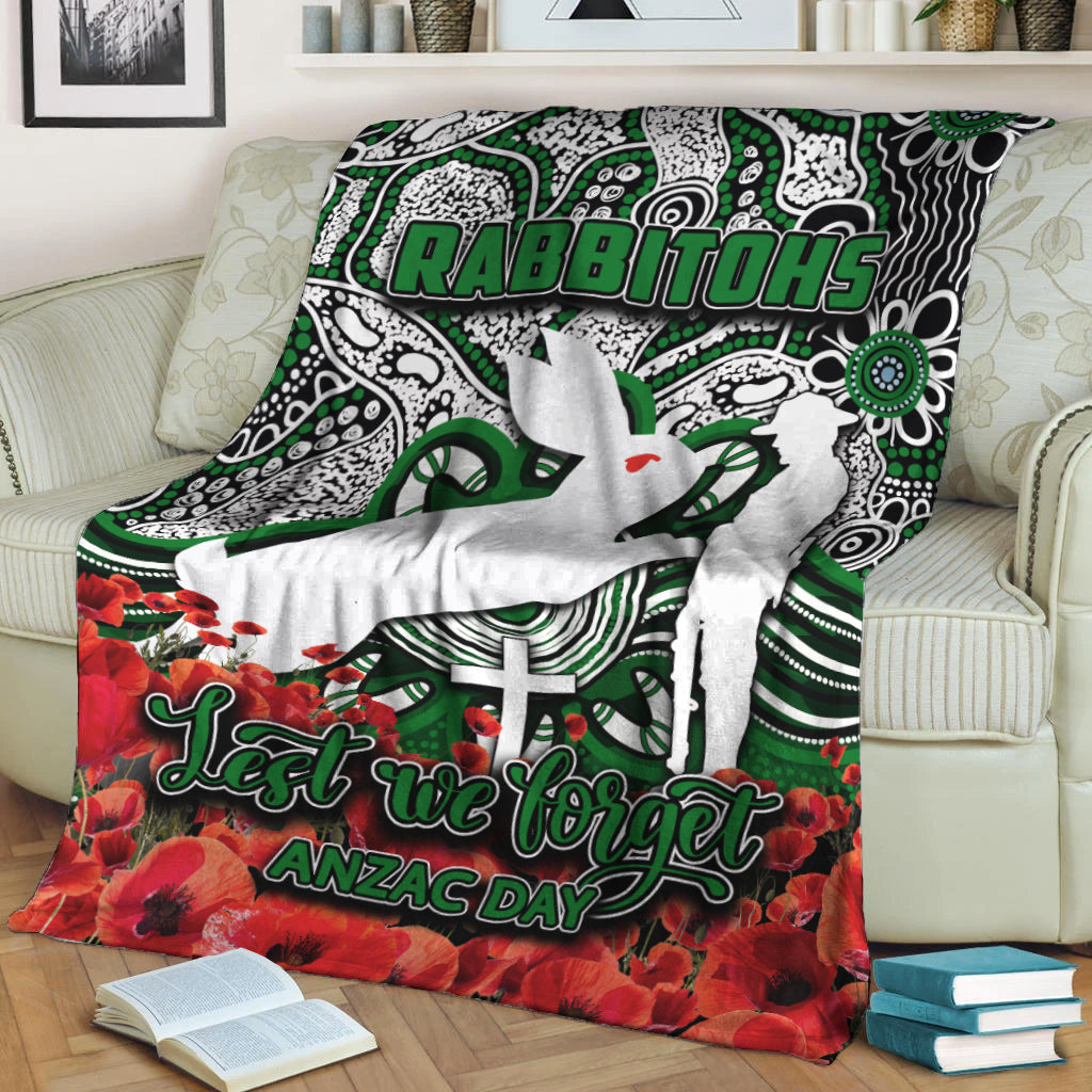 rabbitohs-premium-blanket-anzac-day-poppy-flowers-with-aboriginal