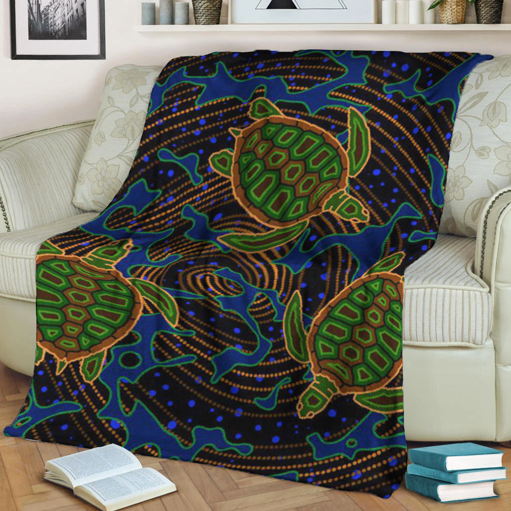 turtle-premium-blanket-aboriginal-no-2