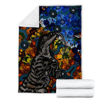 Aboriginal Lizard Tribal Premium Blanket LT6
