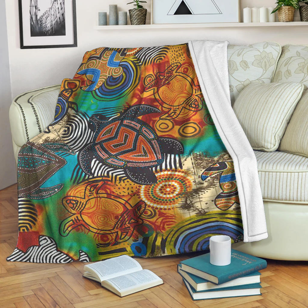 turtle-premium-blanket-aboriginal-no-3