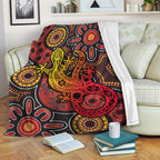 aboriginal-lizard-premium-blanket