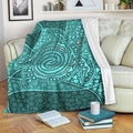 turtle-premium-blanket-aboriginal-green-style