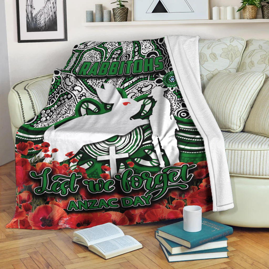 rabbitohs-premium-blanket-anzac-day-poppy-flowers-with-aboriginal