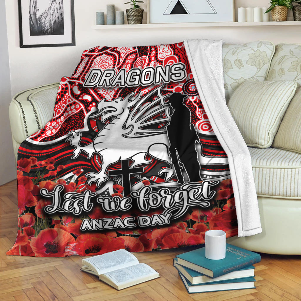 st-george-dragons-premium-blanket-anzac-day-poppy-flowers-with-aboriginal