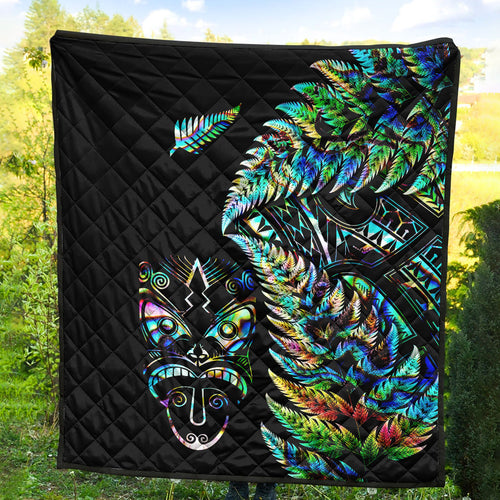 new-zealand-haka-rugby-maori-premium-quilt-silver-fern-vibes-paua-shell