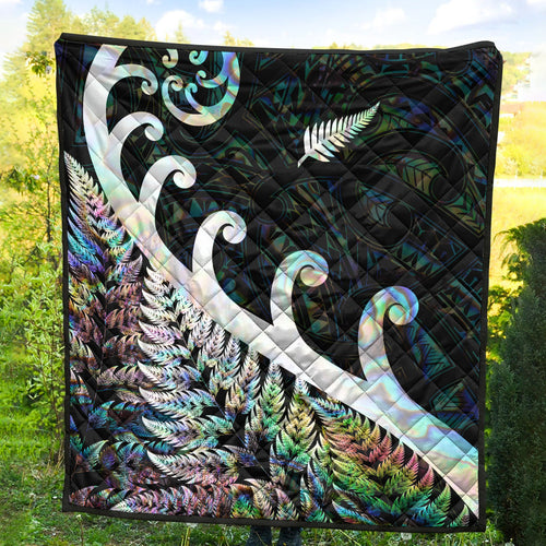 new-zealand-rugby-maori-premium-quilt-silver-fern-koru-vibes-paua-shell