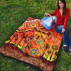 aboriginal-art-koala-premium-quilt-indigenous-unique-vibes-orange