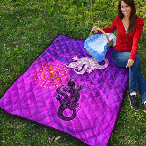 aboriginal-art-lizards-premium-quilt-indigenous-unique-vibes