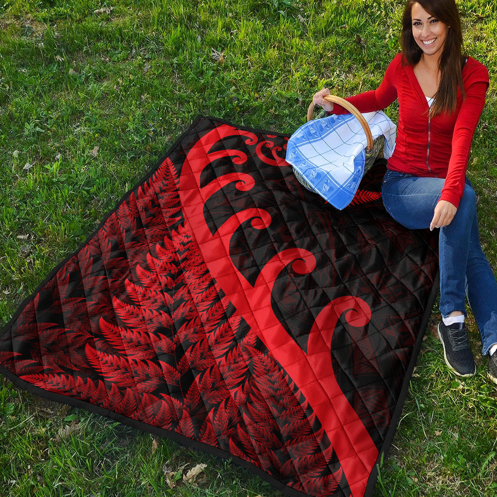 new-zealand-rugby-maori-premium-quilt-silver-fern-koru-vibes-red