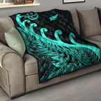 new-zealand-rugby-maori-premium-quilt-silver-fern-koru-vibes-turquoise
