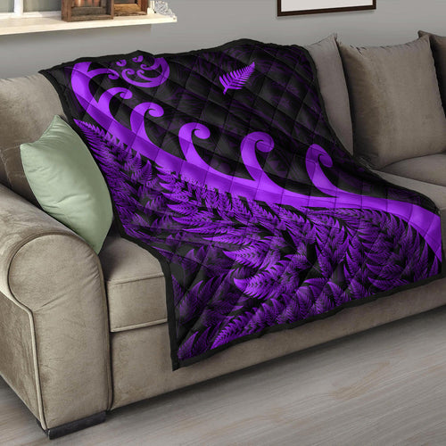 new-zealand-rugby-maori-premium-quilt-silver-fern-koru-vibes-purple
