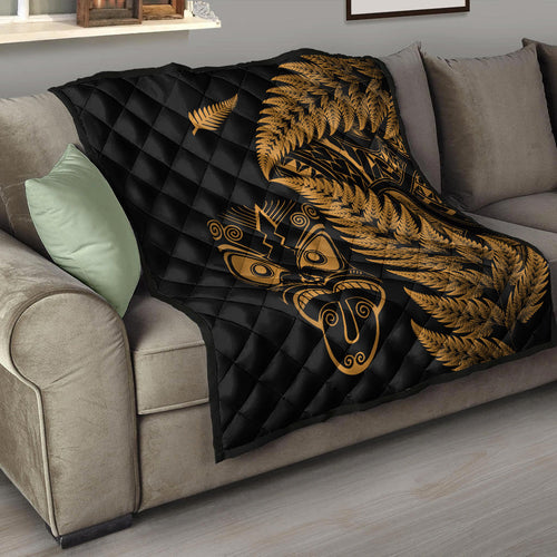 new-zealand-haka-rugby-maori-premium-quilt-silver-fern-vibes-gold