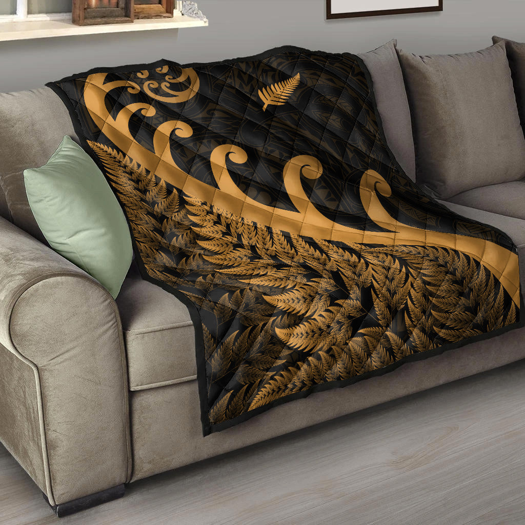 new-zealand-rugby-maori-premium-quilt-silver-fern-koru-vibes-gold