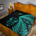 new-zealand-haka-rugby-maori-premium-quilt-silver-fern-vibes-turquoise