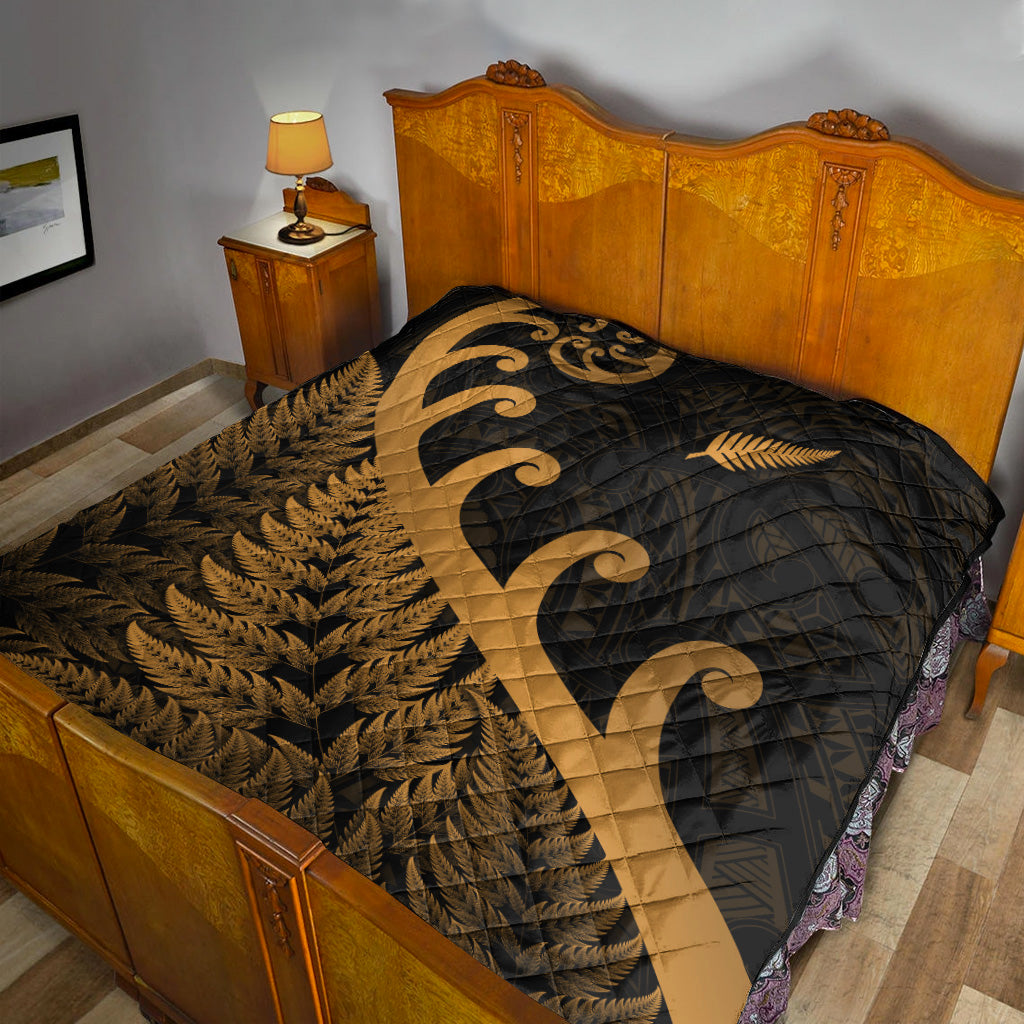 new-zealand-rugby-maori-premium-quilt-silver-fern-koru-vibes-gold