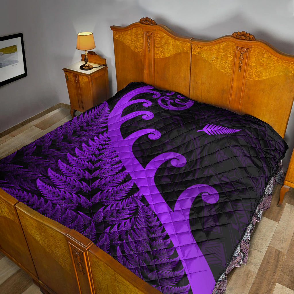 new-zealand-rugby-maori-premium-quilt-silver-fern-koru-vibes-purple