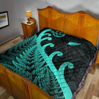 new-zealand-rugby-maori-premium-quilt-silver-fern-koru-vibes-turquoise