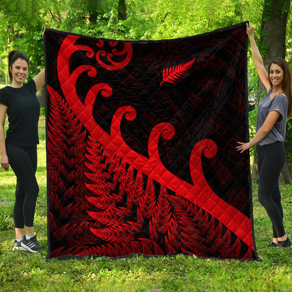 new-zealand-rugby-maori-premium-quilt-silver-fern-koru-vibes-red