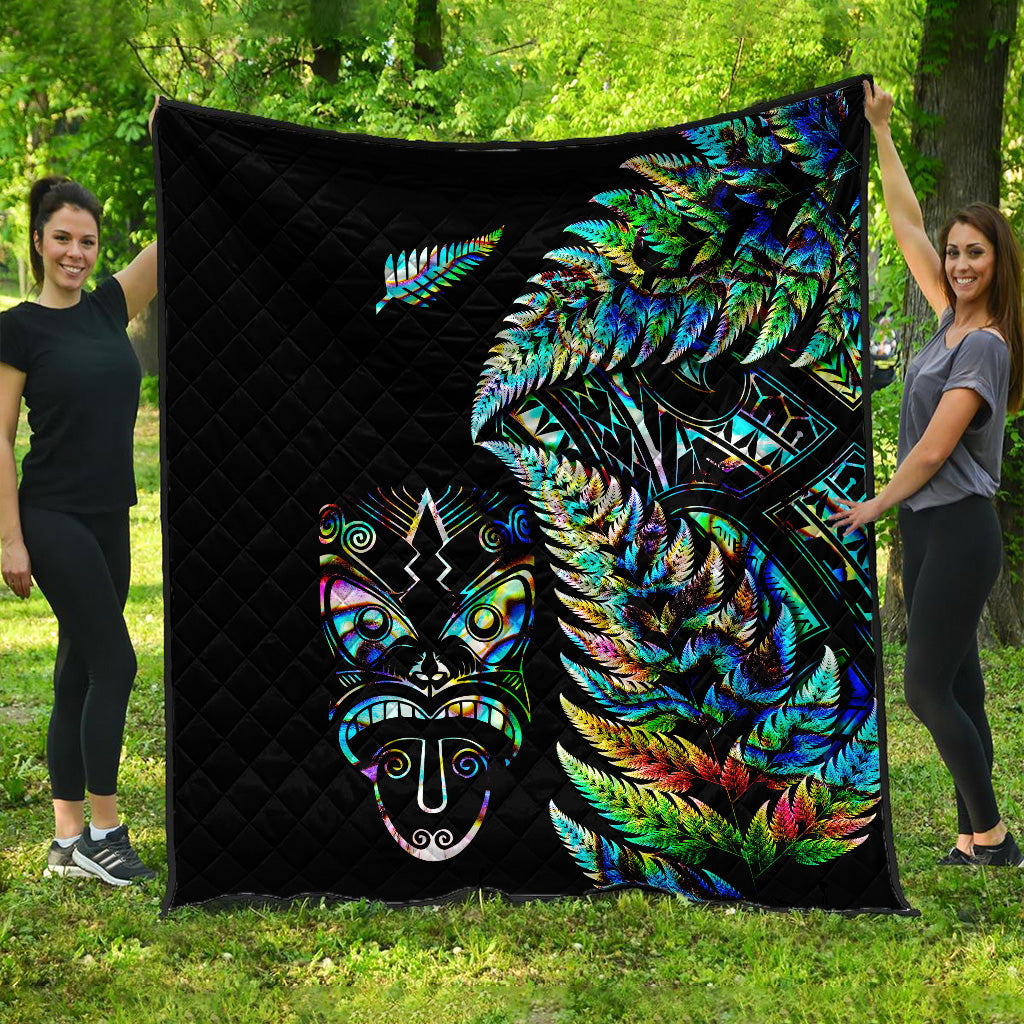 new-zealand-haka-rugby-maori-premium-quilt-silver-fern-vibes-paua-shell
