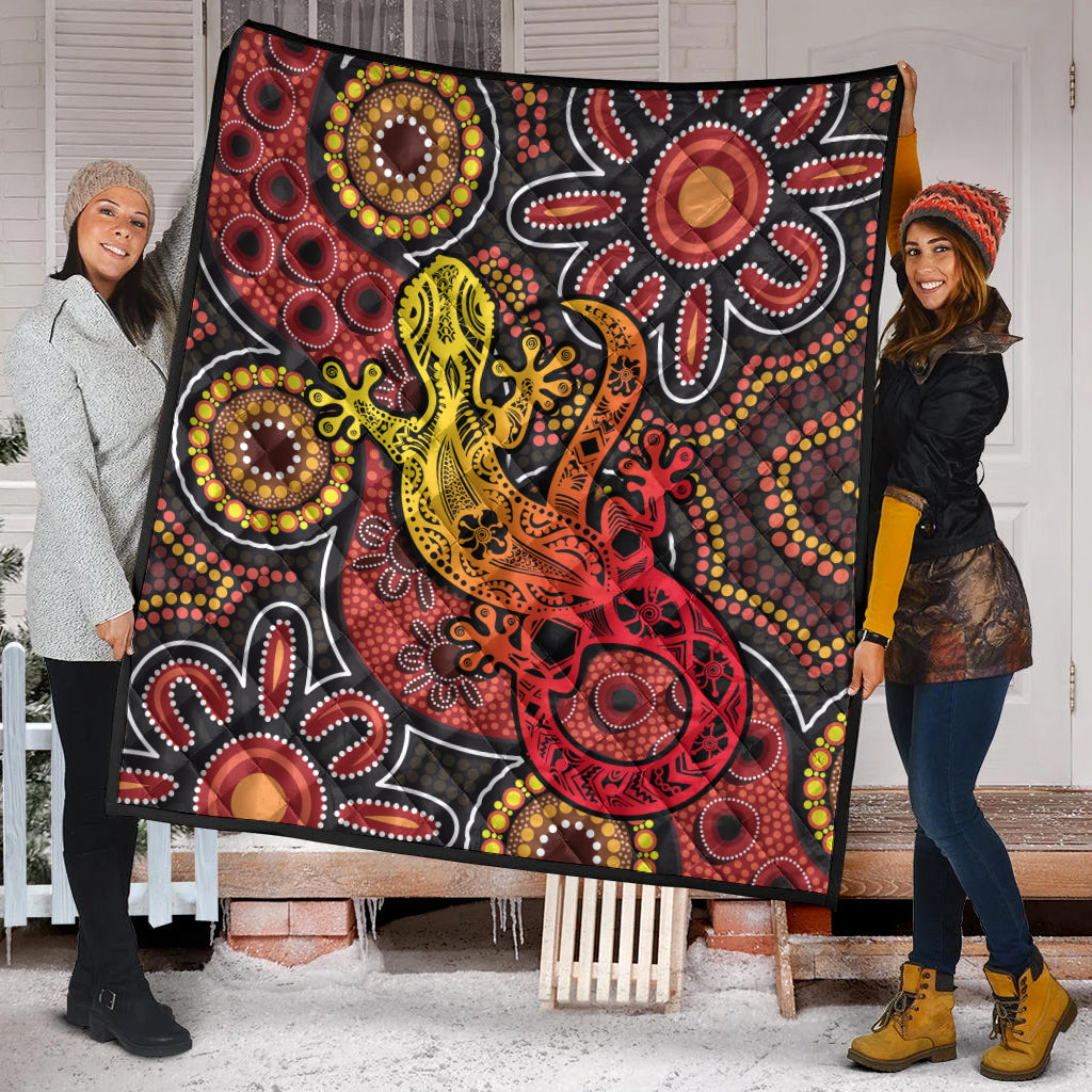 aboriginal-lizard-premium-quilt