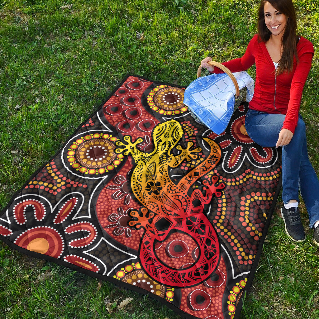 aboriginal-lizard-premium-quilt