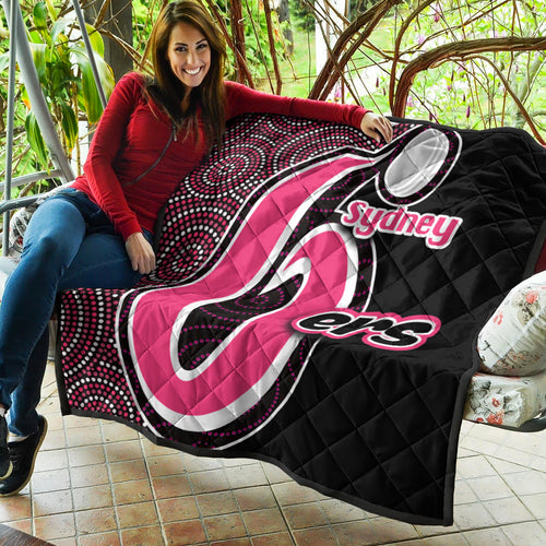 sydney-sixers-premium-quilt-cricket-aboriginal-dot-patterns-lt6
