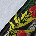 anzac-day-premium-blanket-maori-patterns-white-color