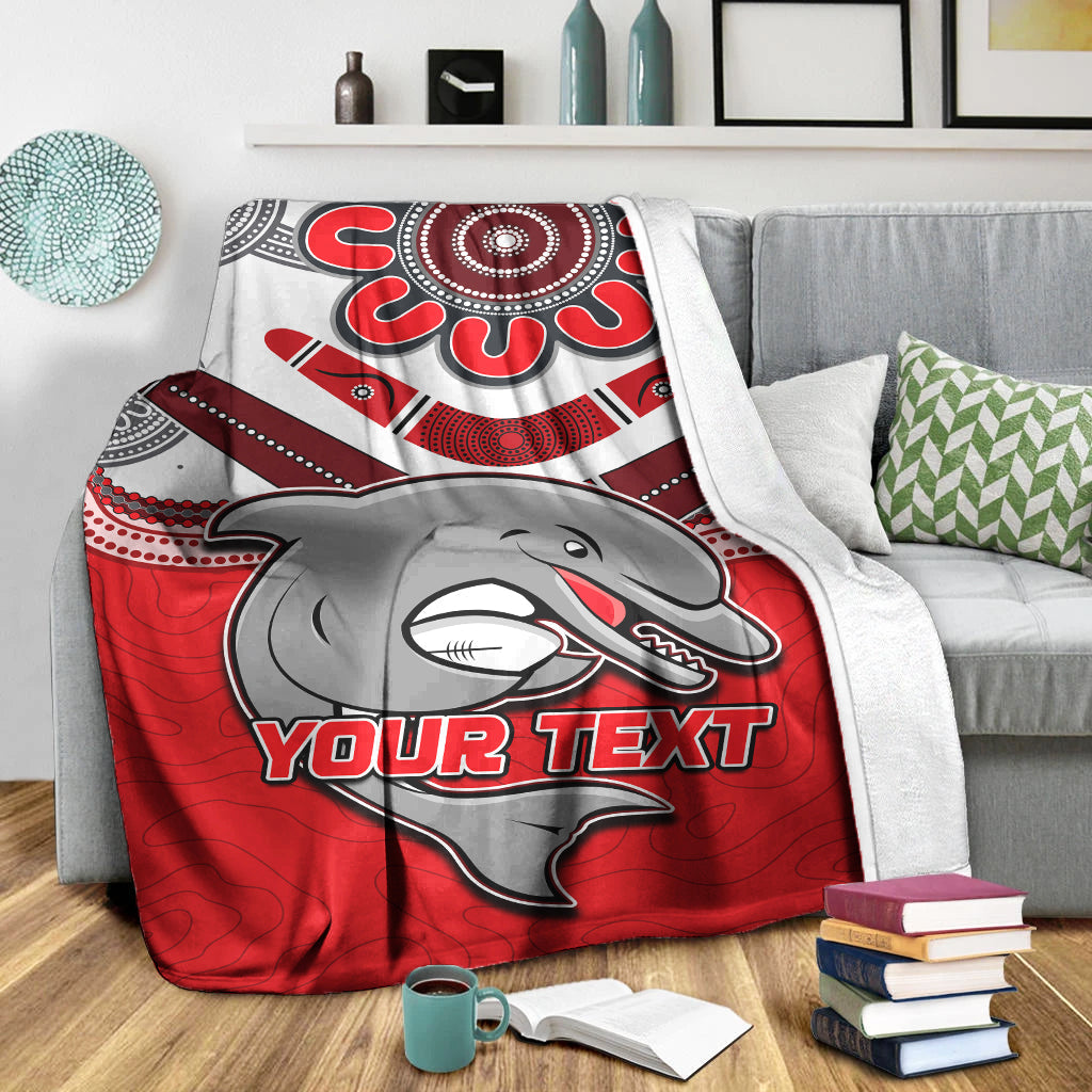custom-personalised-dolphins-rugby-premium-blanket-redcliffe-come-back-stronger
