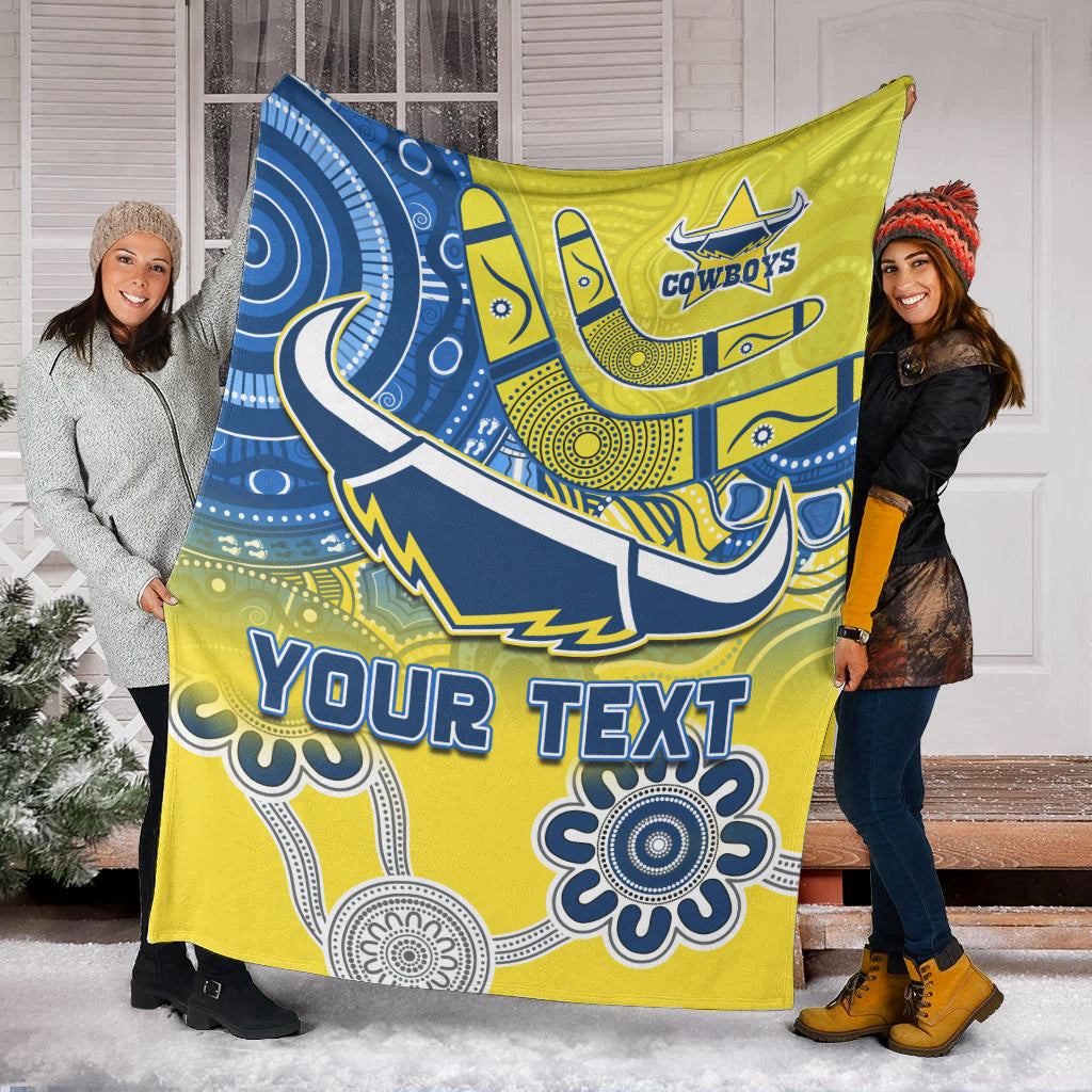 custom-personalised-cowboys-rugby-premium-blanket-aboriginal-boomerang-go-premiers-north-queensland