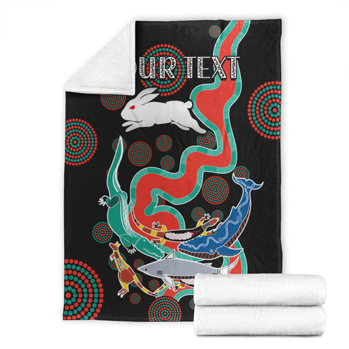 custom-personalised-rabbitohs-premium-blanket-go-the-bunnies-aboriginal
