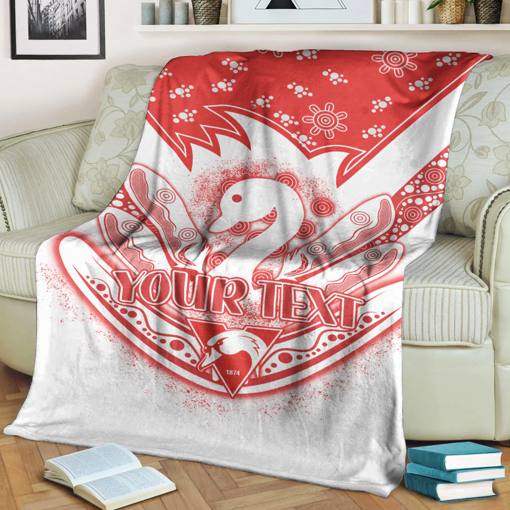 custom-personalised-swans-football-premium-blanket-est-1874-aboriginal-boomerang-sydney-bloods