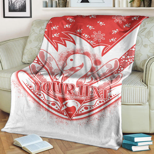 custom-personalised-swans-football-premium-blanket-est-1874-aboriginal-boomerang-sydney-bloods