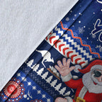 custom-personalised-australia-christmas-premium-blanket-aussie-aboriginal-santa-claus-is-surfing-with-kangaroo
