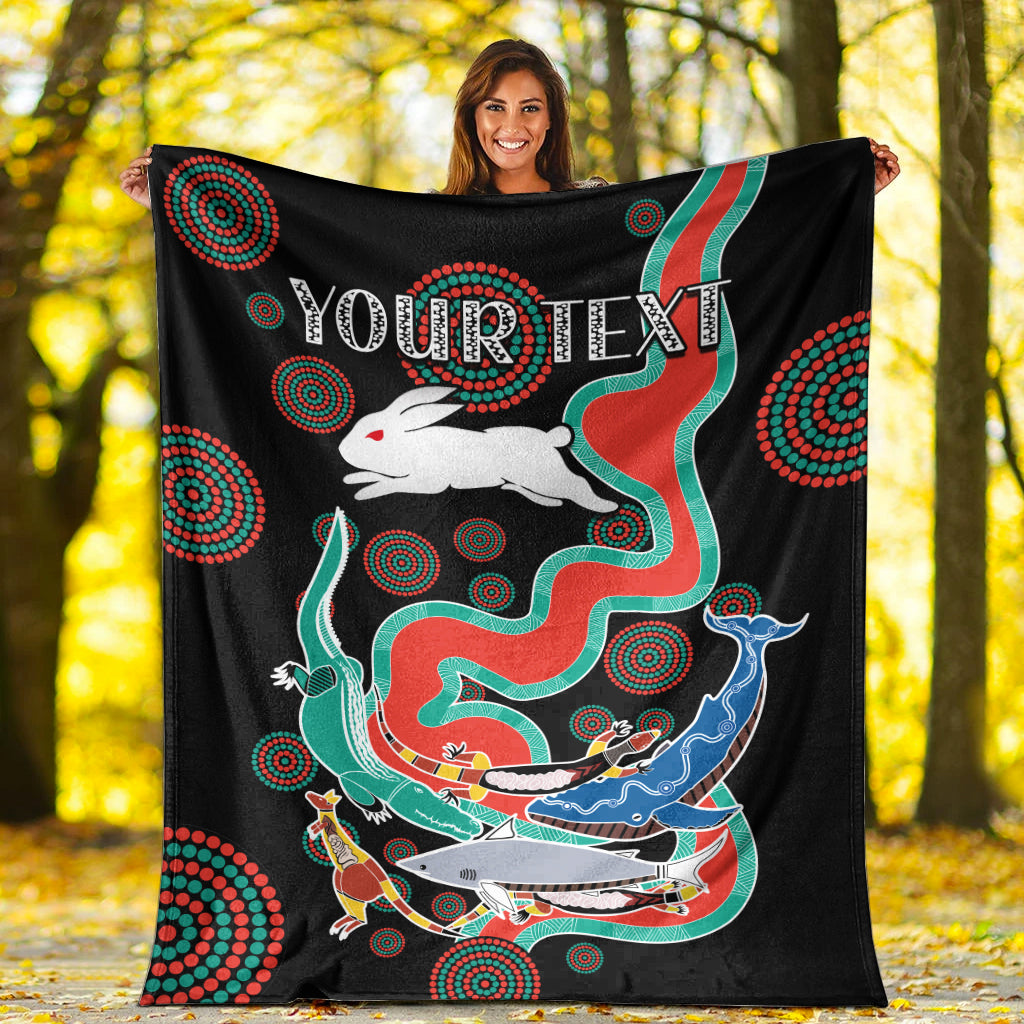 custom-personalised-rabbitohs-premium-blanket-go-the-bunnies-aboriginal