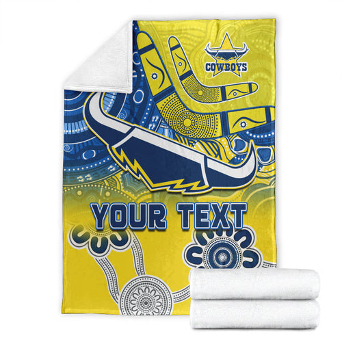 custom-personalised-cowboys-rugby-premium-blanket-aboriginal-boomerang-go-premiers-north-queensland