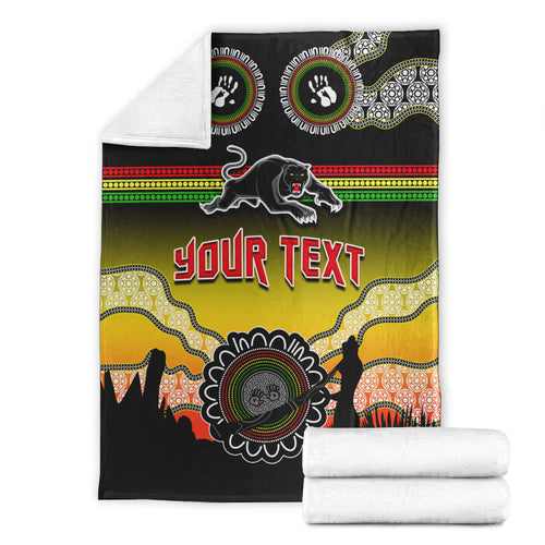 custom-personalised-panthers-premium-blanket-go-the-mighty-penrith-aboriginal