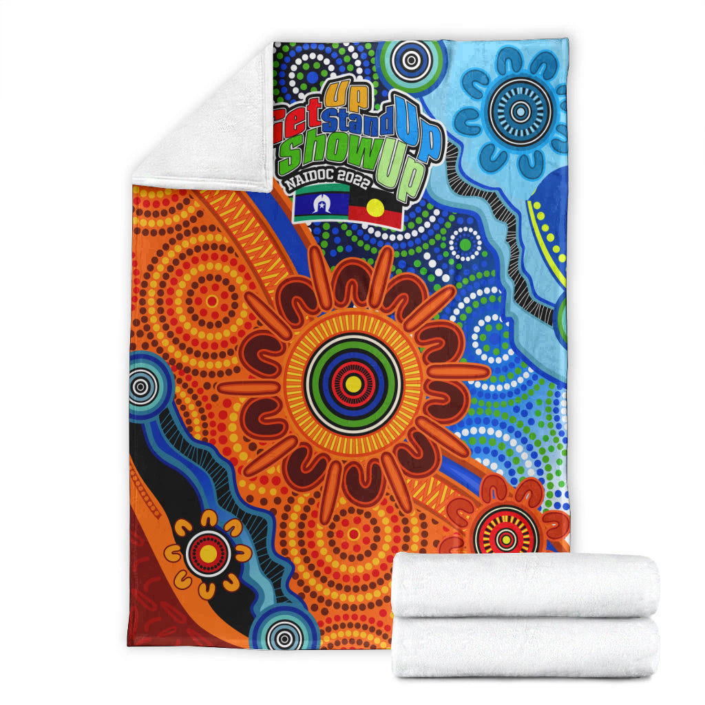 naidoc-week-2022-premium-blanket-aboriginal-and-torres-strait-islander-together