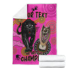 custom-personalised-panthers-premium-blanket-aboriginal-premiers-2022-we-are-the-champions-with-trophy