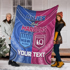 custom-personalised-blues-and-maroons-rugby-premium-blanket-origin-nsw-combine-queensland-aboriginal-australian-lt13