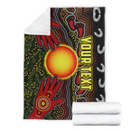 custom-personalised-aboriginal-dot-painting-premium-blanket-go-to-touch-the-sun