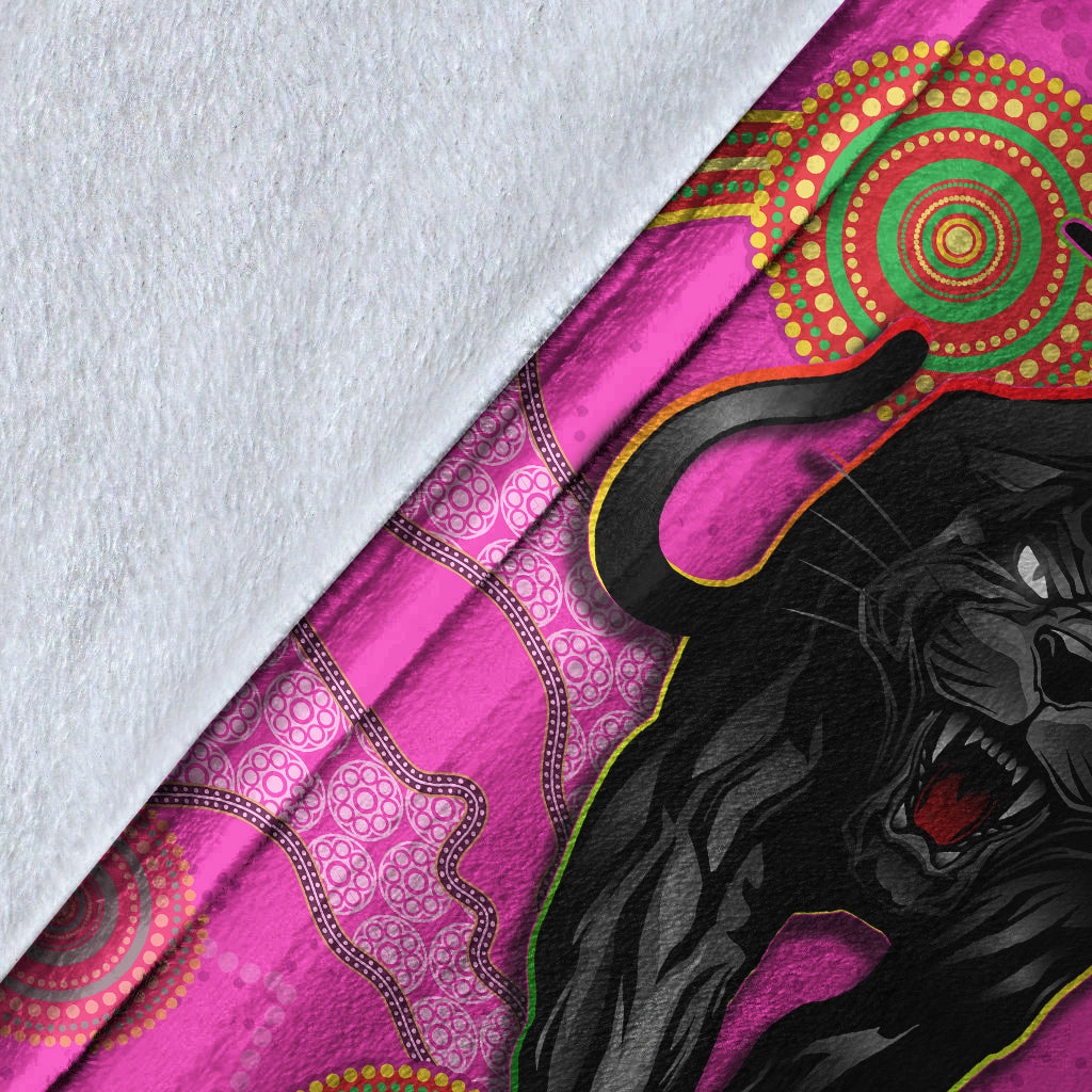 custom-personalised-panthers-premium-blanket-aboriginal-premiers-2022-we-are-the-champions-with-trophy